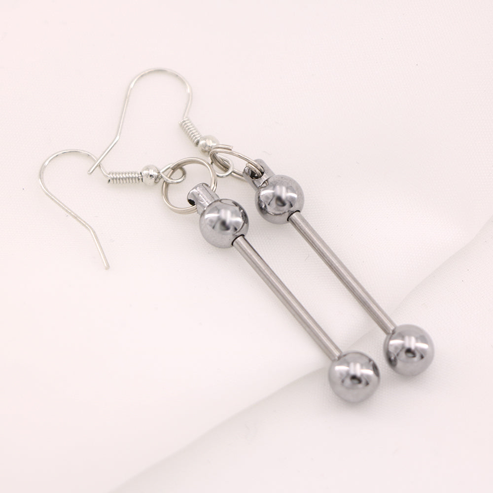 Wholesale Beadable Earrings DIY Short Beadable Bar